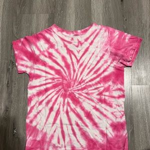 Kids Pink Tye-Dye T-shirt